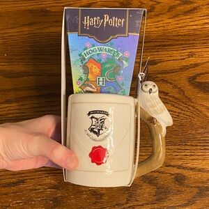 Harry Potter Hogwarts Letter Mug with Owl Handle